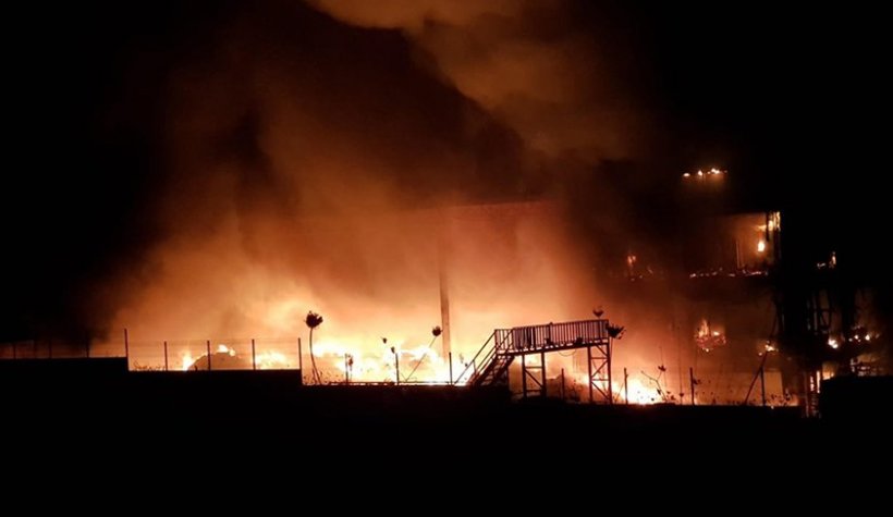 Organize Sanayi Bölgesi'nde bir fabrikada büyük yangın