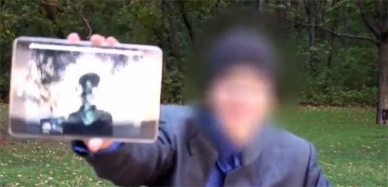 2045 yılından geldim, deyip bir video izletti, infial yarattı