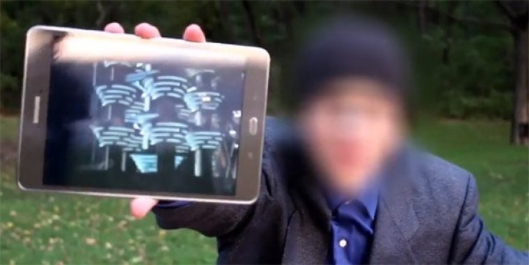 2045 yılından geldim, deyip bir video izletti, infial yarattı