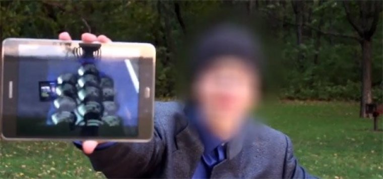 2045 yılından geldim, deyip bir video izletti, infial yarattı