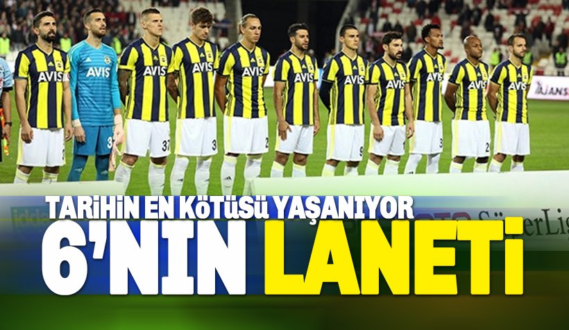 Fenerbahçe tarihinin en kötüsü yaşandı. 6 gol..