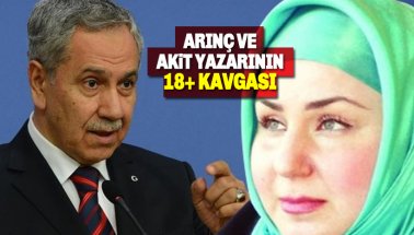 Bülent Arınç ve Akit Yazarı Mehtap Yılmaz arasında 18+ tartışma