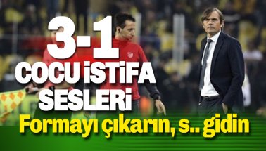 Fenerbahçe 1-3 Ankaragücü - Tribünlerde Cocu İstifa sesleri