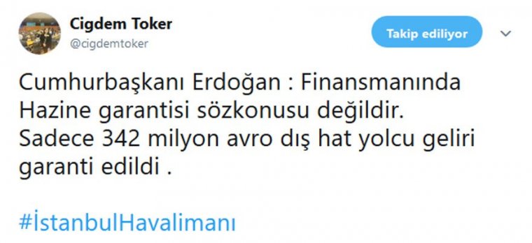 Erdoğan yeni havalimanının ismini açıkladı: İşte ilk tepki ve yorumlar