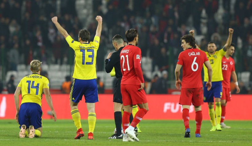 Türkiye 0-1 İsveç - UEFA Uluslar Ligi'nde küme düştük