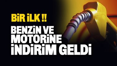 Benzin ve motorine indirim: Motorin ve benzin eşitlendi!