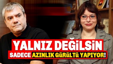 Mine Kırıkkanat'a Özdil desteği: Yalnız Değilsin, Azınlık gürültü yapıyor..