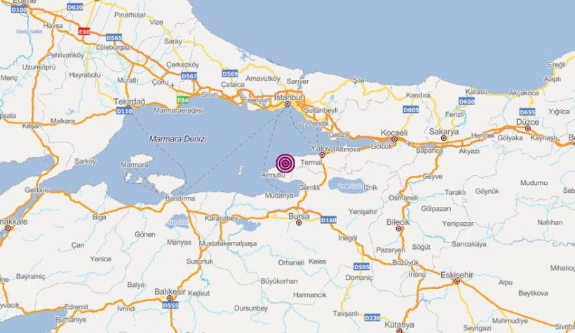 Marmara'da deprem! Deprem İstanbul’dan da hissedildi