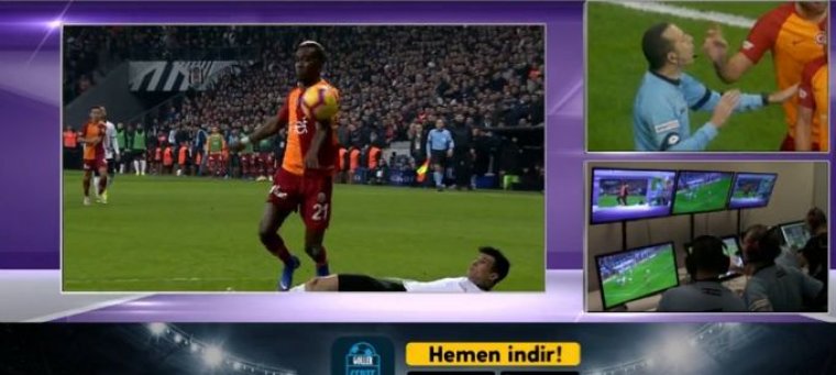Beşiktaş: 1 - Galatasaray: 0 Derbide tartışma VAR
