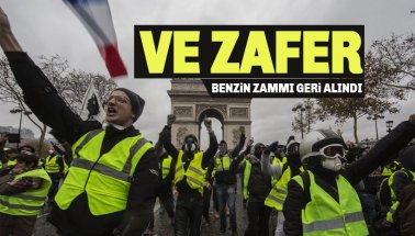Fransa'da Sarı Yelekliler zaferi: Benzin zammında geri adım