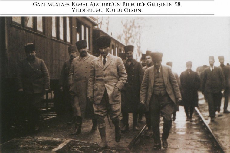 Ulu Önder Atatürk'ün Bilecik'e Gelişinin 98. Yıl Dönümü Kutlandı