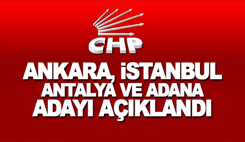 CHP'de Ankara Mansur Yavaş, Antalya Muhittin Böcek oldu ve İstanbul'da Ekrem İmamoğlu aday oldu