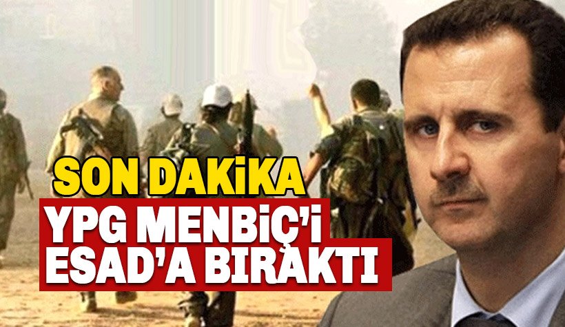 Son Dakika! YPG, Münbiç'i Esad'a bıraktığını açıkladı