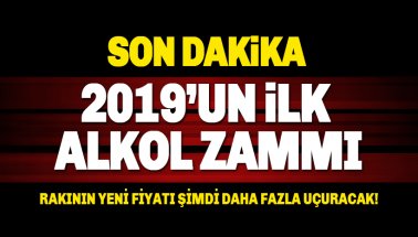 Alkollü içeceklere zam geldi: İşte AKP'nin geleneksel alkol zammı 2019 tarifesi