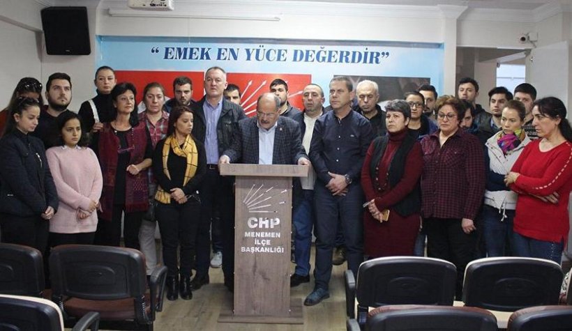 Son dakika: CHP Menemen teşkilatı istifa etti