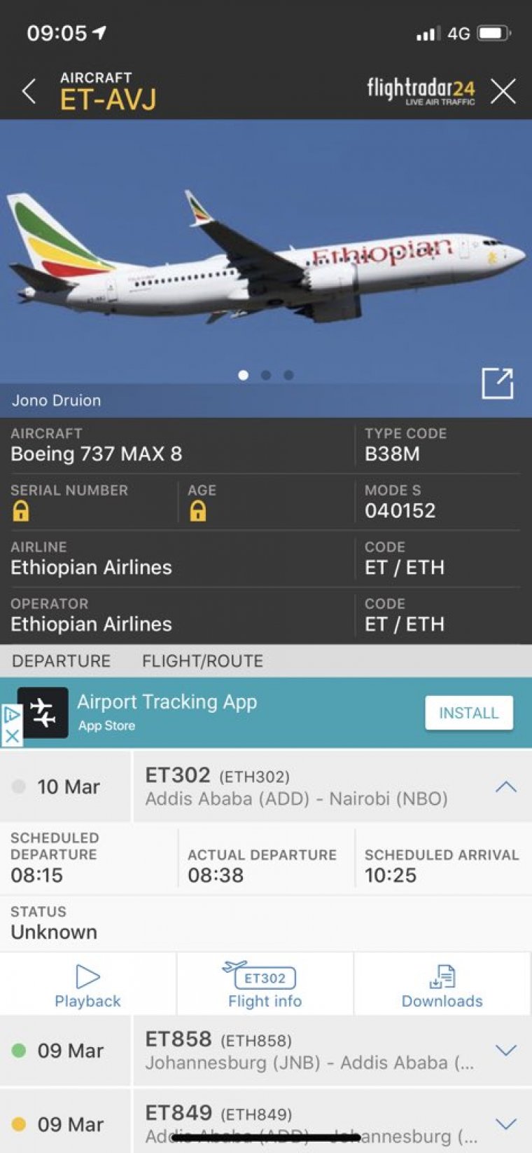 Etiyopya’da Uçak Düştü: 157 Yolcu ve Mürettebatın Yakınlarına Başsağlığı Dilendi