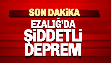 Son dakika: Elazığ'da 5.2 Şiddetinde deprem