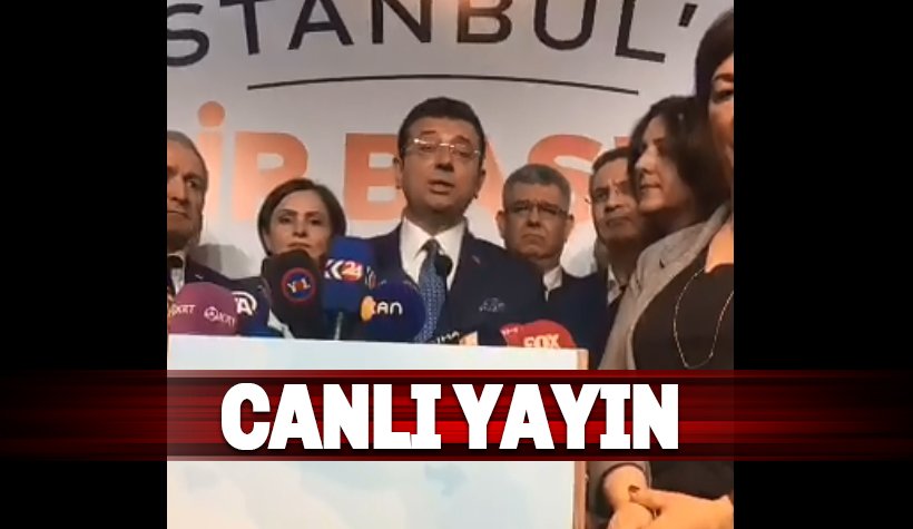 Ekrem İmamoğlu, Kaftancıoğlu ve 55 İl Başkanı Konuştu