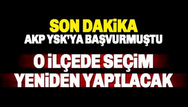 AKP İstemişti: YSK'dan Denizli Honaz'da seçim yenilensin kararı