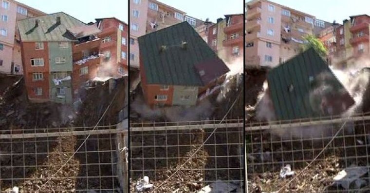 Son dakika: İstanbul'da Bir Bina Daha Çöktü
