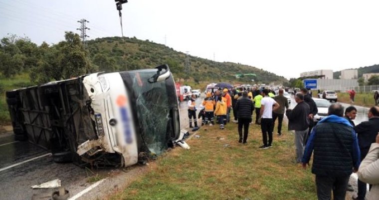 Son dakika: Muğla'da Yolcu Otobüsü Kaza yaptı