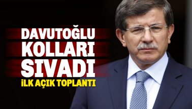 Son dakika: Ahmet Davutoğlu kolları sıvadı