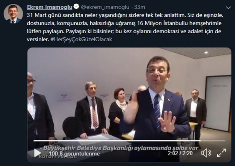 İmamoğlu bir Video Yayınladı ve Her Şeyi Anlattı: Halka çağrıda bulundu