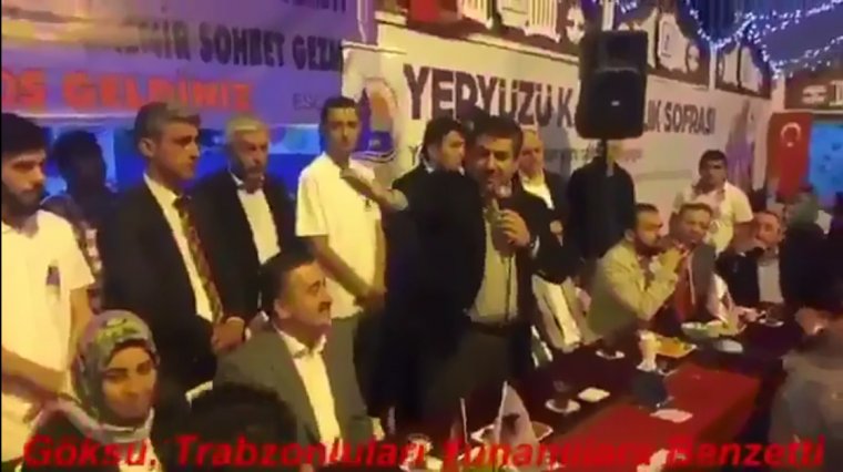 AKP'li Tevfik Göksü'dan, İmamoğlu ve Trabzonlulara Yunan benzetmesi