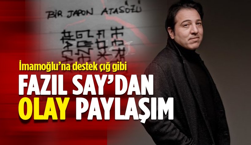 Fazıl Say'ın 'Her şey çok güzel olacak' paylaşımı