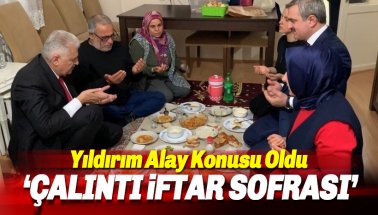 Masa varken yerde iftar açan Binali Yıldırım alay konusu oldu