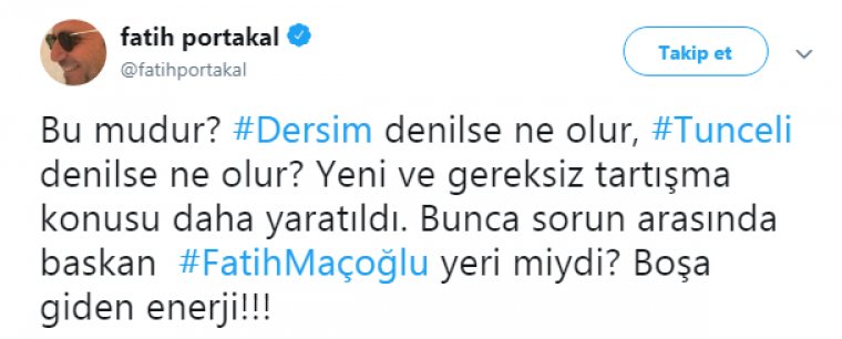 Fatih Portakal'dan Maçoğlu'na tepki: Boşa Giden Enerji