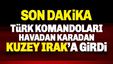 Son dakika:  Kuzey Irak'a Havadan ve Karadan Pençe