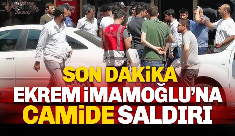 Ekrem İmamoğlu'na Cuma Namazı sonrası tatsız provokasyon