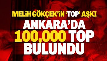 Ankara Büyükşehir Belediyesi'nde 5 milyon TL'lik 100 bin adet top bulundu