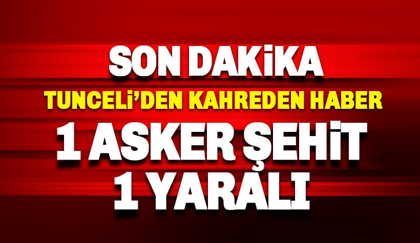 Son dakika: Tunceli'den kahreden haber geldi