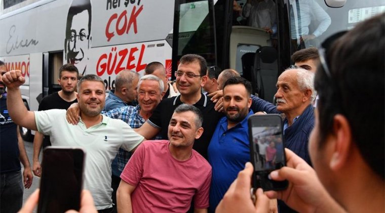 Ekrem İmamoğlu'na Trabzon'da sevgi seli