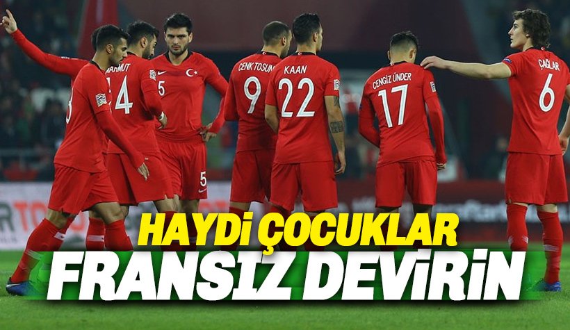 Türkiye-Fransa maçı saat kaçta, hangi kanalda, maçı ne zaman?