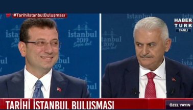 Ekrem İmamoğlu Binali Yıldırım canlı yayını