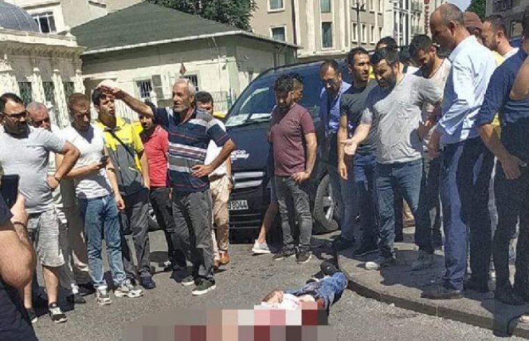 İstanbul'da Rus ve Gürcüler sokak ortasında çatıştı