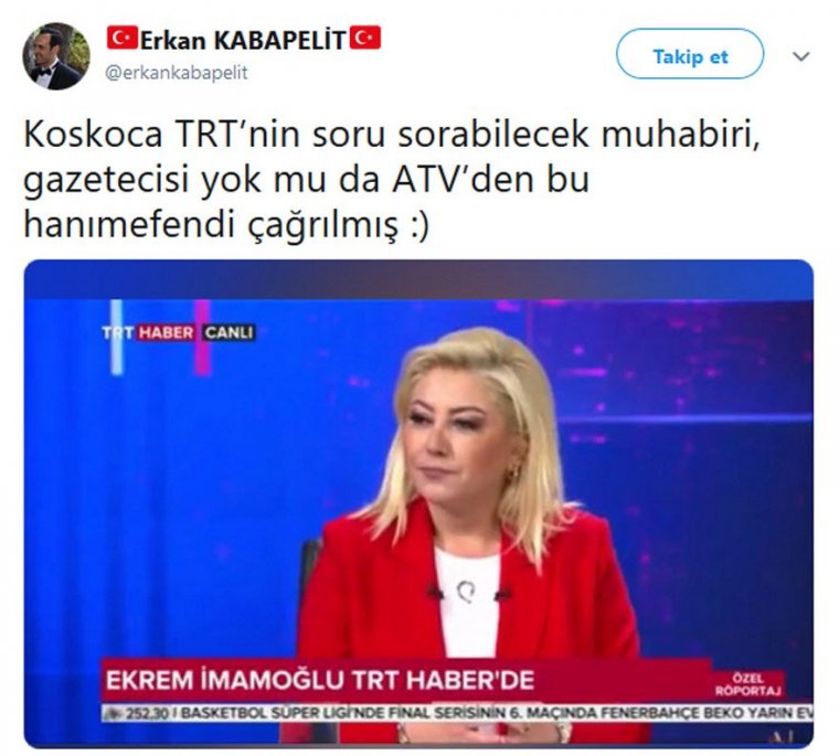 İmamoğlu TRT'ye İlk Kez çıktı, Sosyal medyada yıkıldı