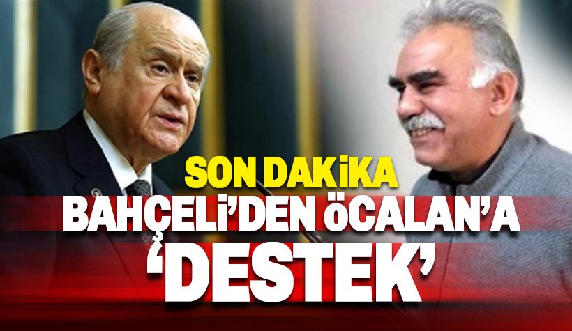 Bahçeli'den, Bölücübaşı Abdullah Öcalan'a 'tarafsızlık' desteği