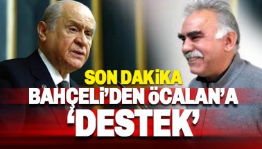 Bahçeli'den, Bölücübaşı Abdullah Öcalan'a 'tarafsızlık' desteği