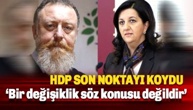 HDP noktayı koydu: İstanbul'da tavrımızda bir değişiklik söz konusu değil