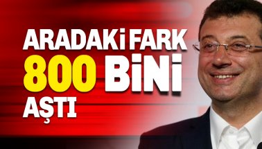 Ekrem İmamoğlu İBB'yi 800 bin farkla bir kez daha kazandı