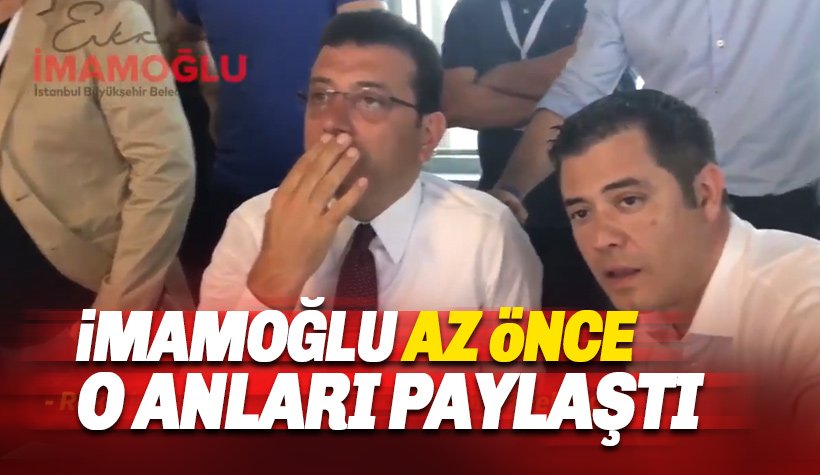 Ekrem İmamoğlu 23 Haziran gecesinden o görüntüleri paylaştı