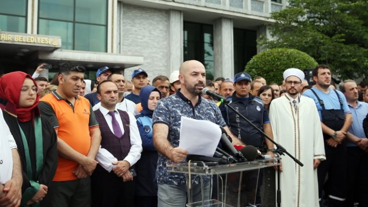 İmamoğlu'dan, protesto eylemi yapan İBB personel hakkında açıklama