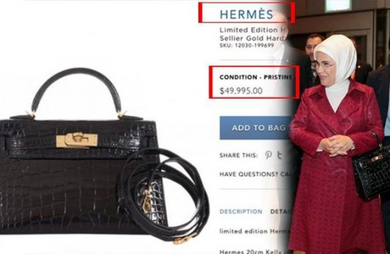 Emine Erdoğan'ın lüks çanta Chanel ve Hermes merakı: 144 Asgari ücrete denk