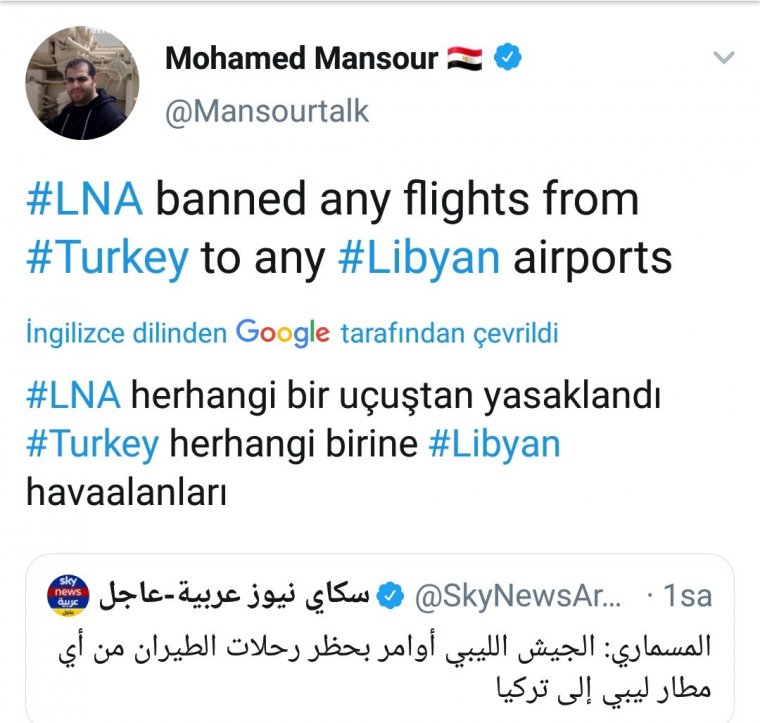 Libya Ordusu Türk Askeri Uçağını Düşürdü. Türklere Tutuklama emri