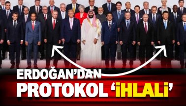 Erdoğan'dan Japonya G20 Liderler Zirvesi'nde Protokol İhlali