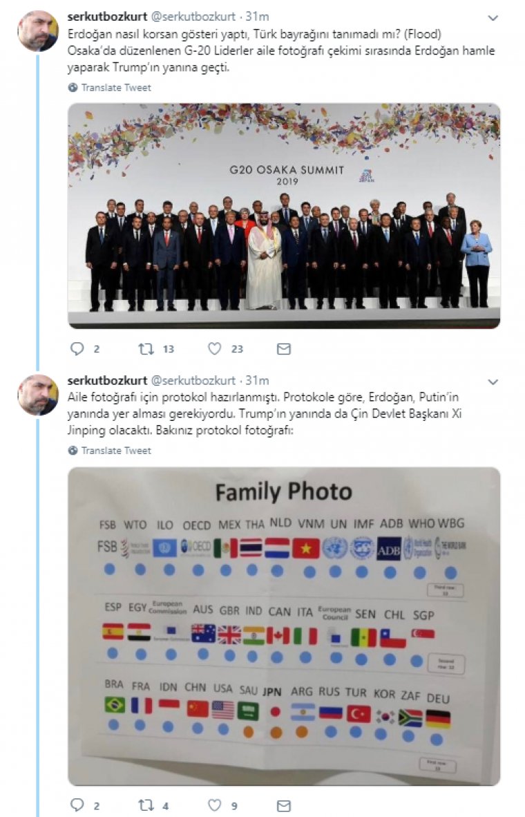 Erdoğan'dan Japonya G20'de Korsan Gösteri